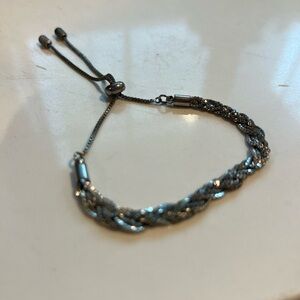 Silver Braided Bracelet